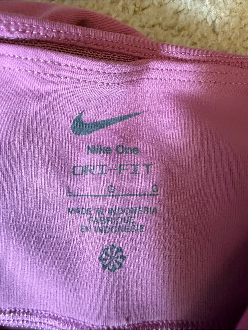 Kids Pink High-Waist Active Leggings